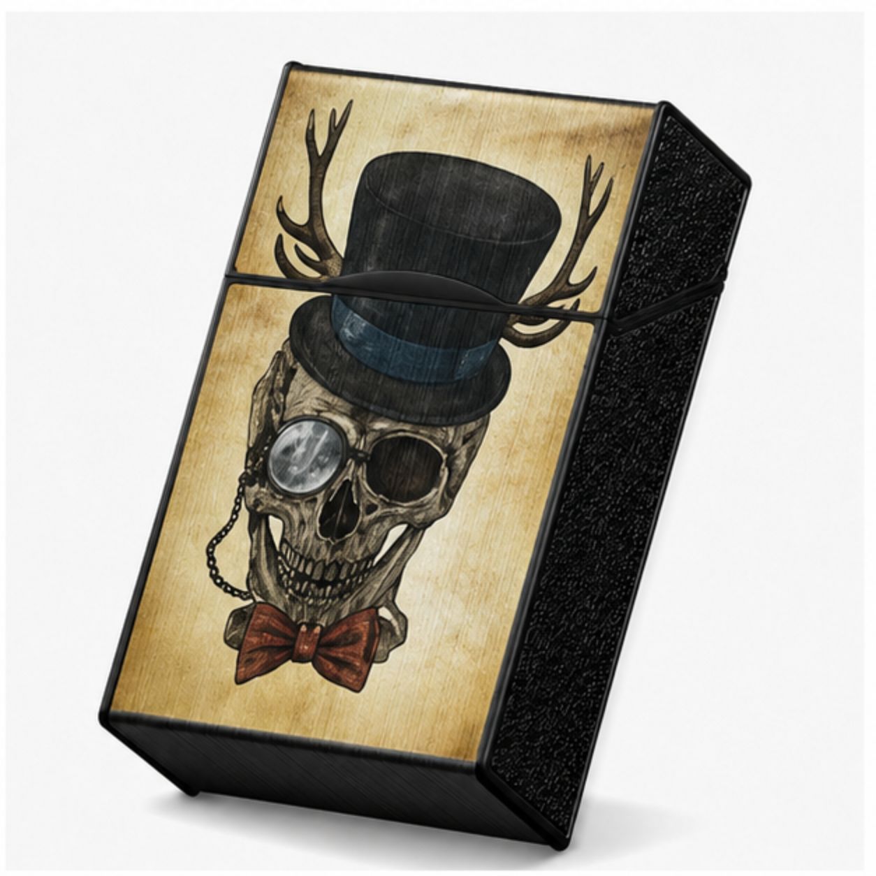 Victorian Skull Plastic Cigarette Case