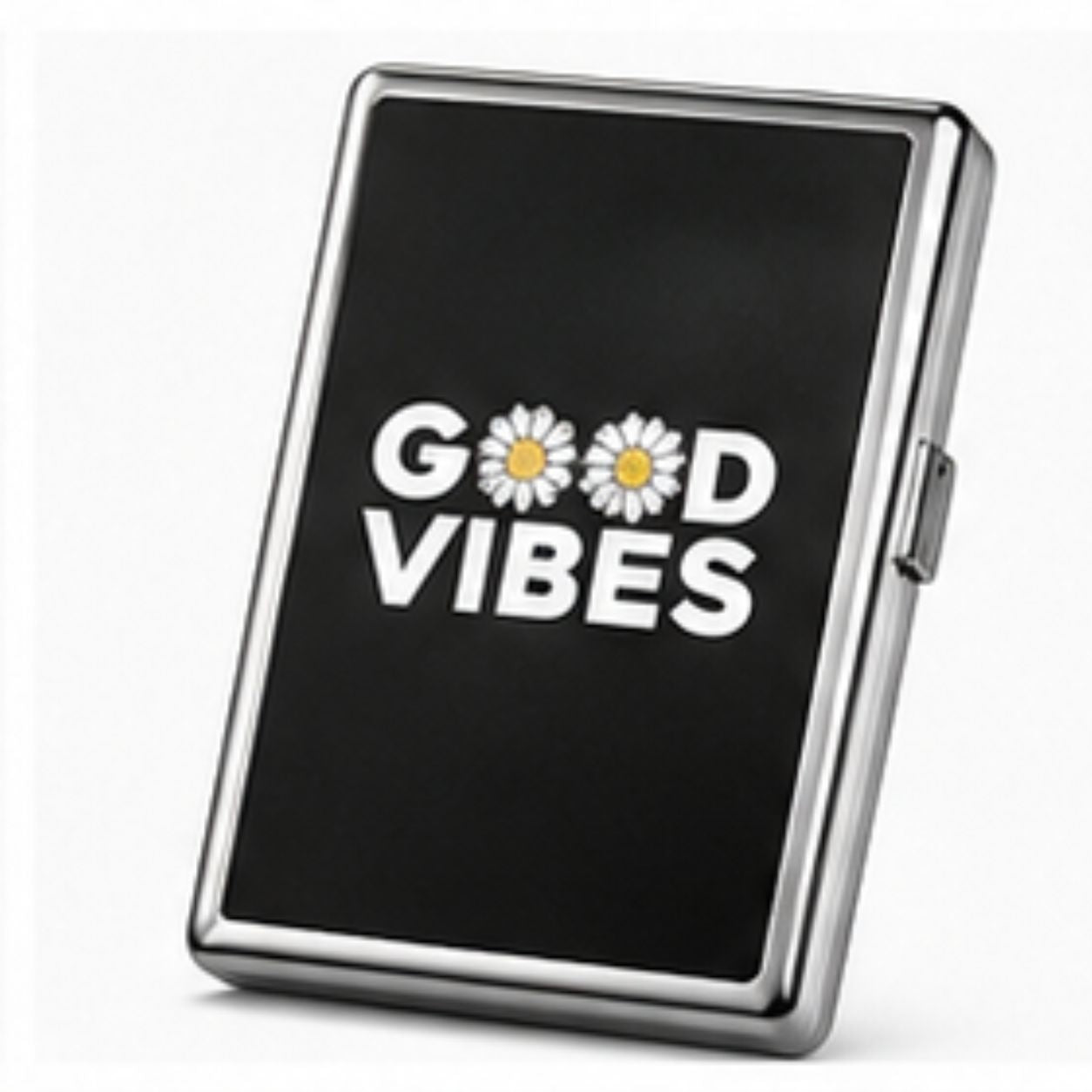 Minimalist Good Vibes Metal Case
