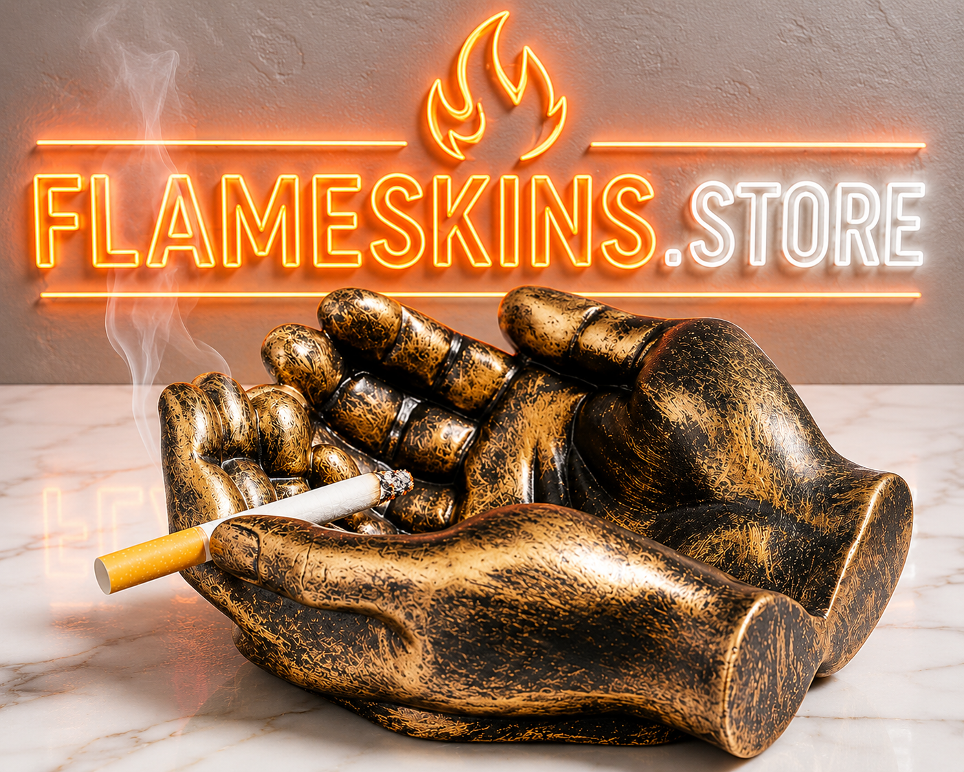 Guardian Hands Ashtray