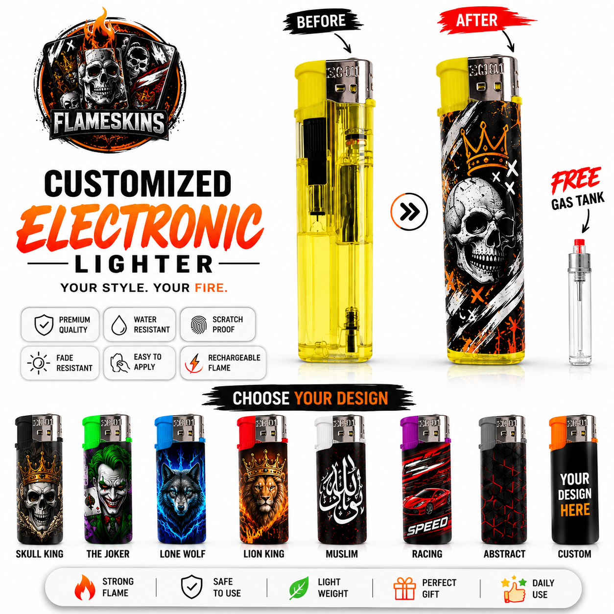 Customized Electronic Lighter