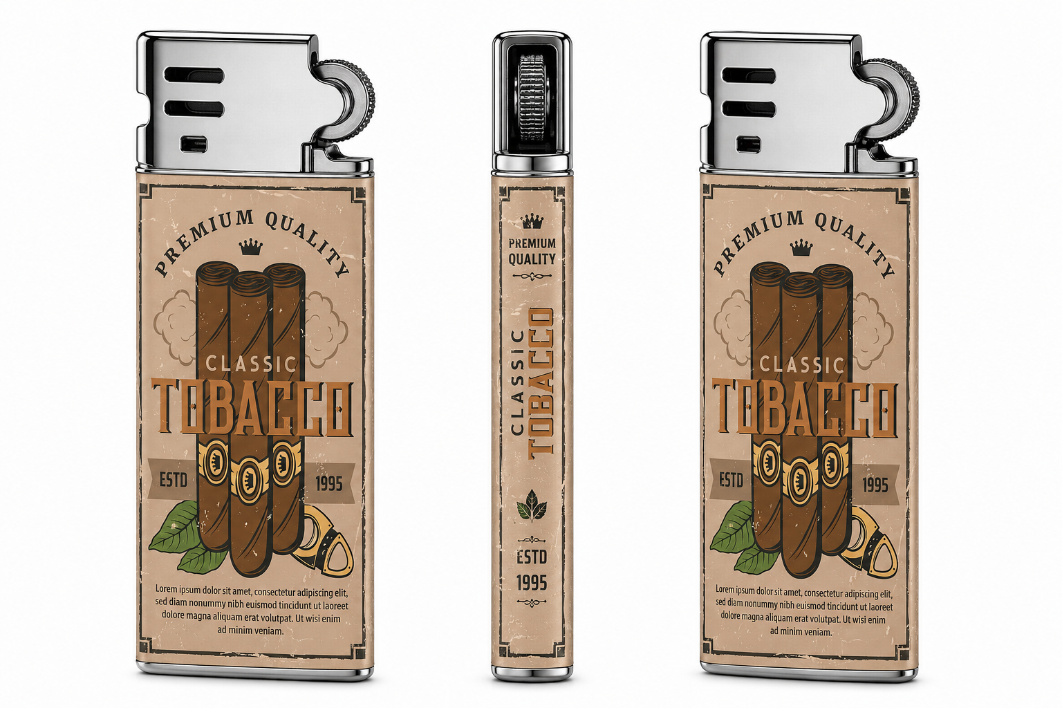 Vintage Tobacco Edition Flint Lighter