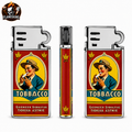 Old School Tobacco Label Flint Lighter