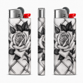 Midnight Rose – Floral Flint Lighter