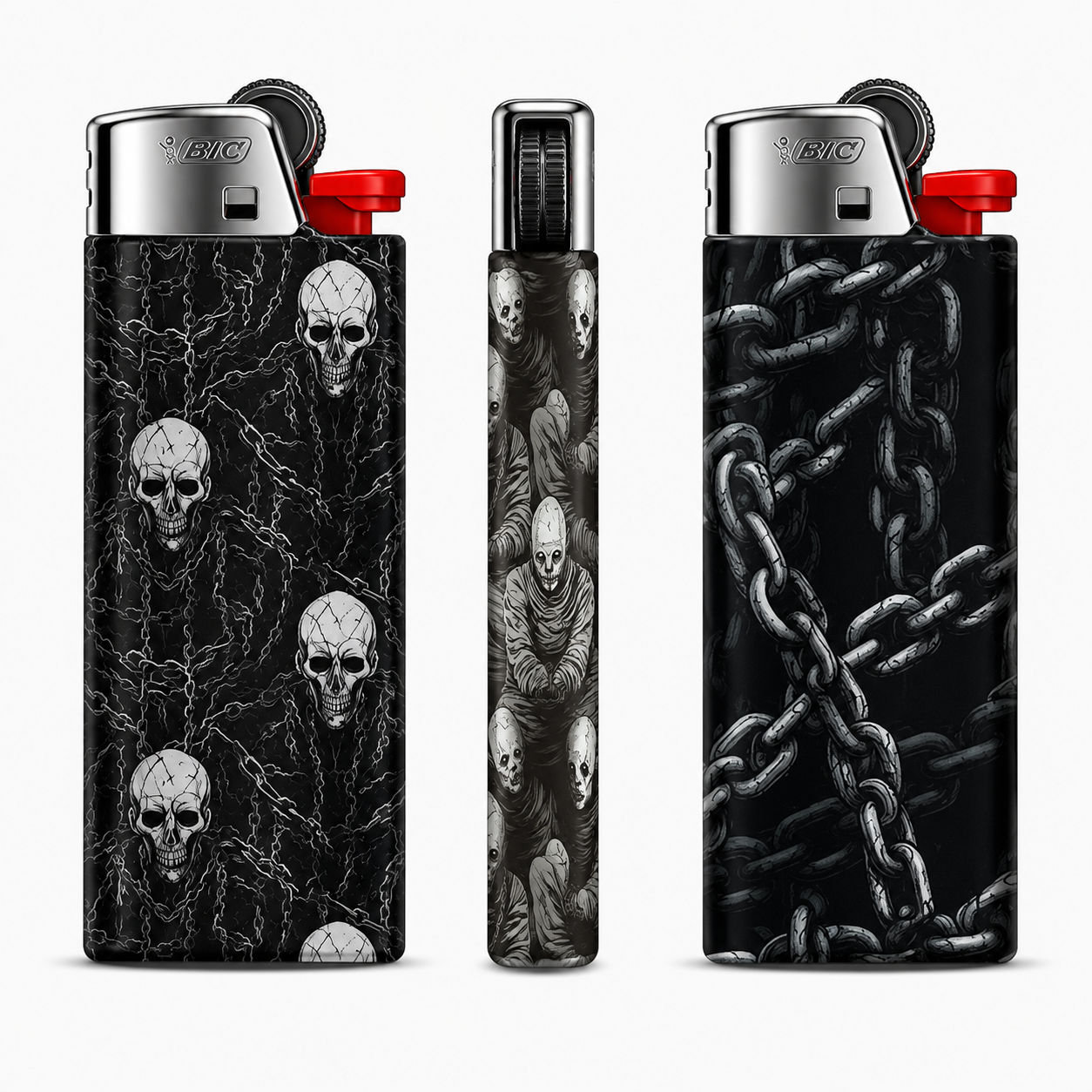 Skull Phantom Edition Flint Lighter