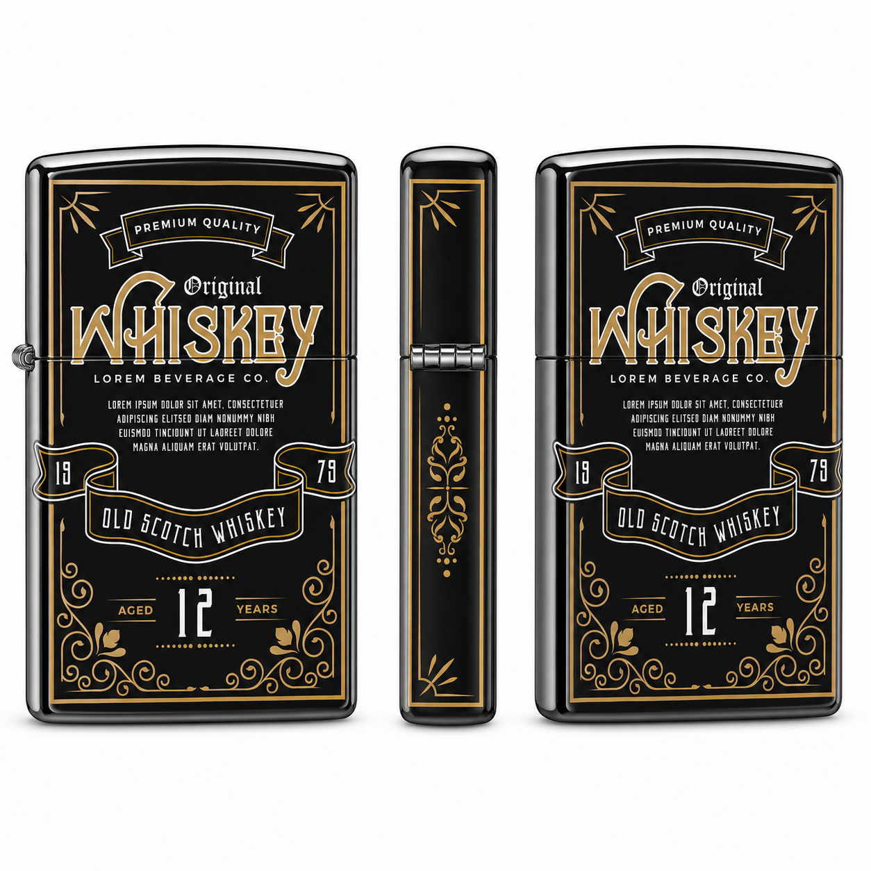 Vintage Whiskey Reserve Zippo Lighter
